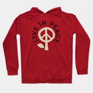 Live In Peace - Wear it Cool Hoodie